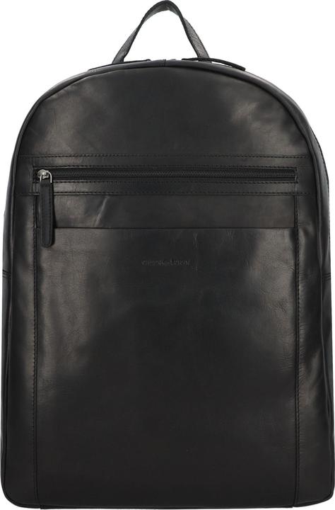 Produktbild Greenburry Pure Black Rucksack Leder 46 cm Laptopfach (13 l)