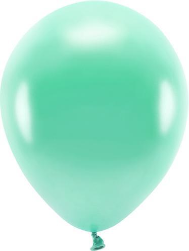 Image du produit Partydeco Ballons Eco Vert Menthe foncé métallique (10 x)