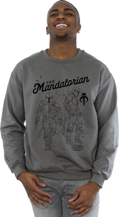 Immagine prodotto Star Wars The Mandalorian Hunter Profile Felpa Uomo (L)