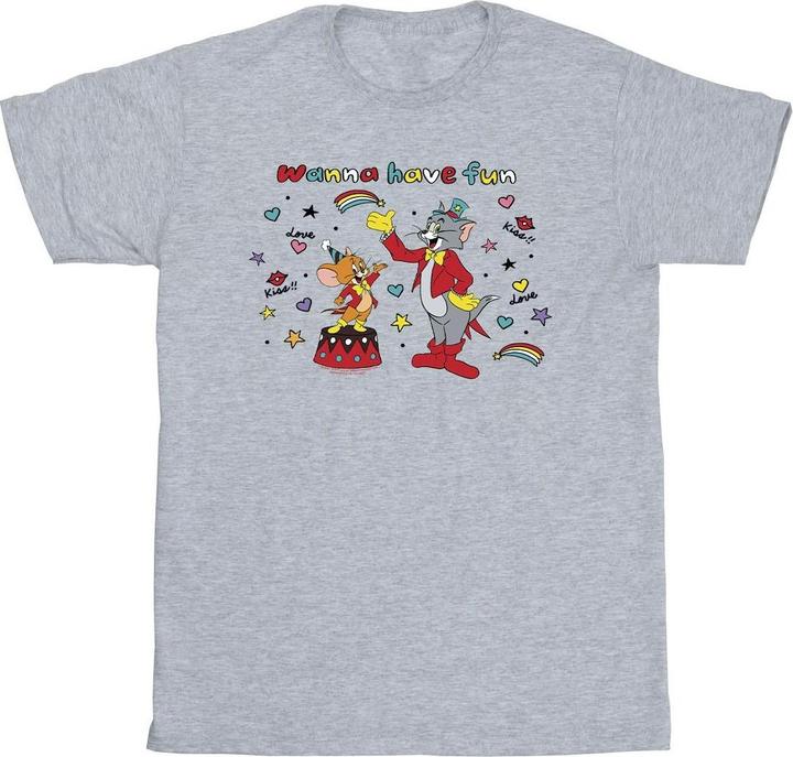 Immagine prodotto Tom & Jerry Wanna Have Fun Maglietta Ragazze (104)