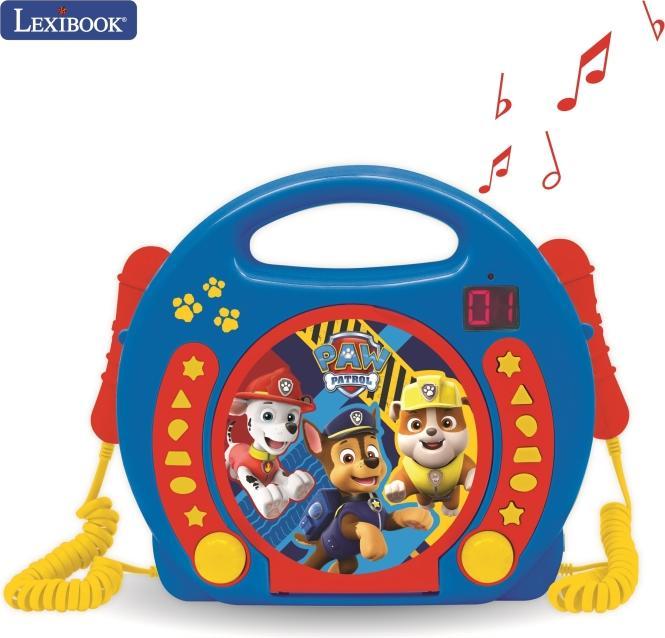 Actual product image Lexibook CD Player with Microphones Paw Patrol