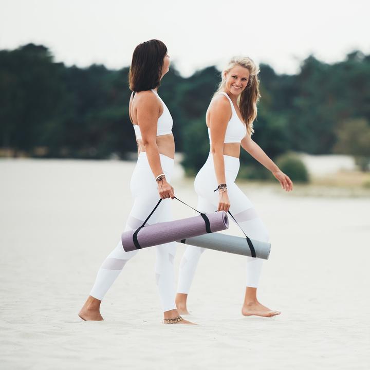 Produktbild Tunturi PVC Yogamatte 4 mm Rutschfest Anthrazit mit Mandala Aufdruck (4 mm)
