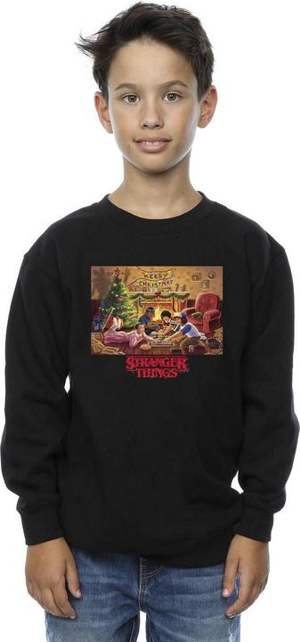 Actual product image Netflix Boys Stranger Things Christmas Gathering Sweatshirt (140, 146)