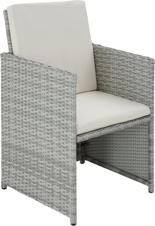 Actual product image tectake Rattan garden furniture set Lausanne
