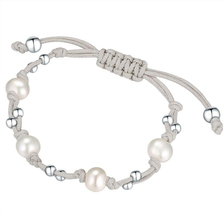 Immagine prodotto Valero Pearls Perla d'acqua dolce in argento da donna 19,0 cm - 33962 (19 cm, Argento)