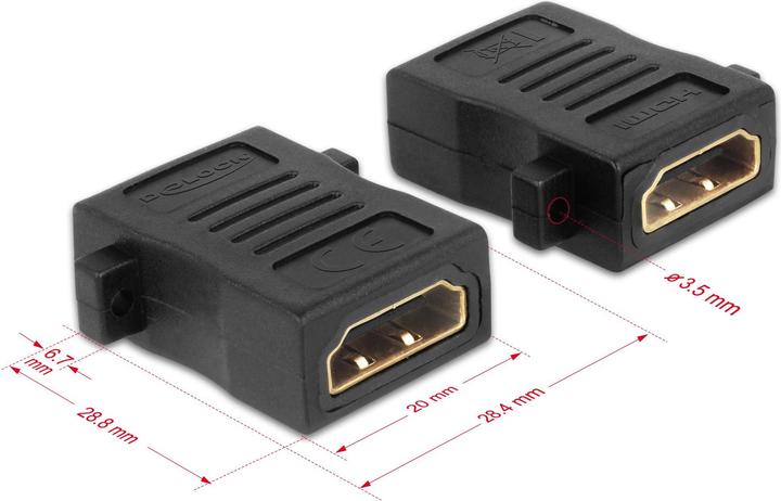 Produktbild Delock HDMI zu (HDMI, 2.90 cm)