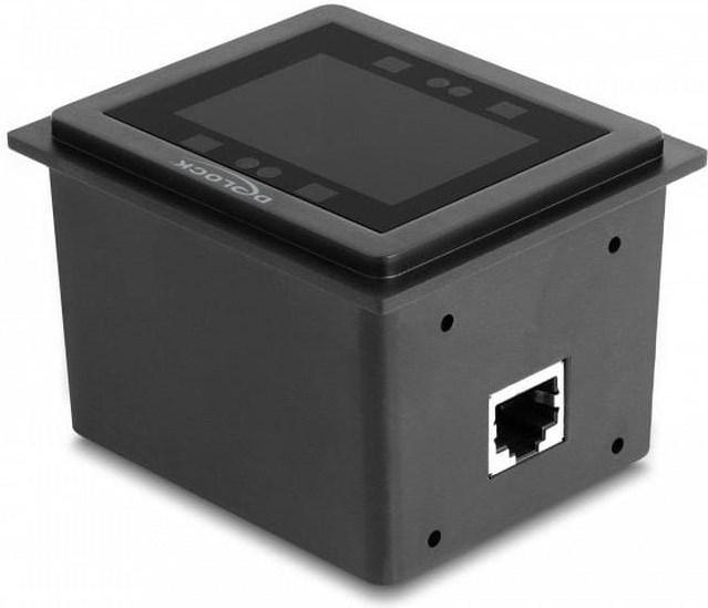 Produktbild Delock USB Barcodescanner 1D und 2D kabelgebunden für den stationären Einbau (1D-Barcodes, 2D-Barcodes)