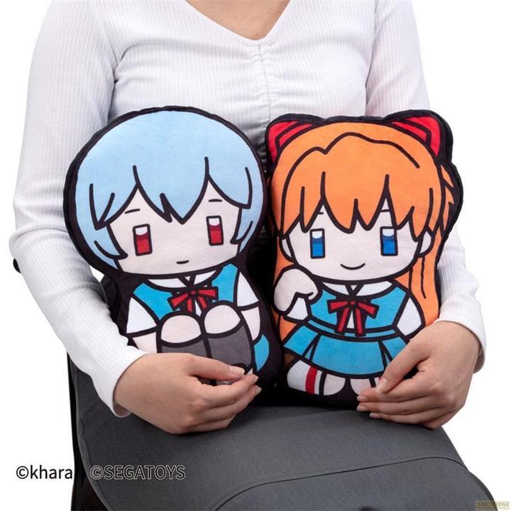 Actual product image Sega Neon Genesis Evangelion 2D plush figure Asuka Langley Soryu 32 cm (32 cm)