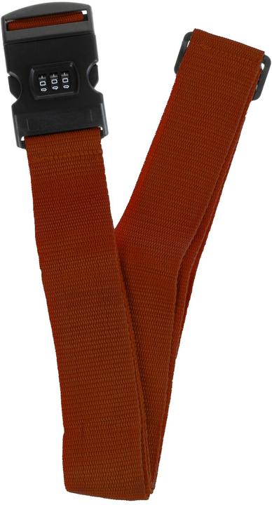 Actual product image FTM Luggage lock luggage strap brown