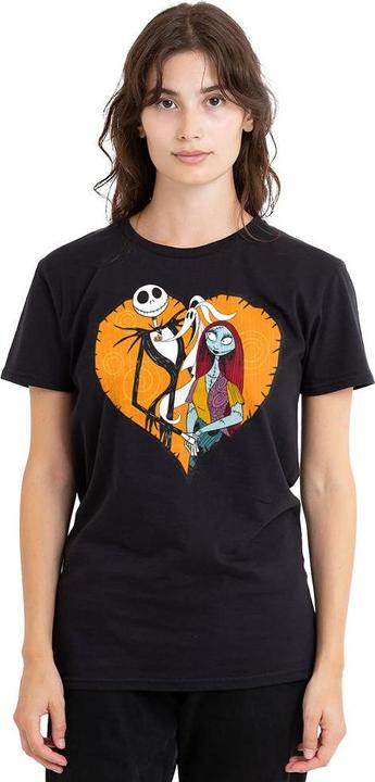 Immagine prodotto The Nightmare Before Christmas Maglietta Jack Sally Cuore Adulto Unisex (XL)