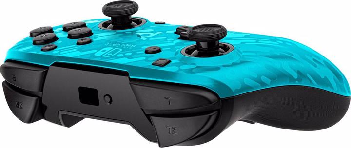 Produktbild PDP Faceoff Wireless Deluxe Controller - Neon Blue Camo (Switch)