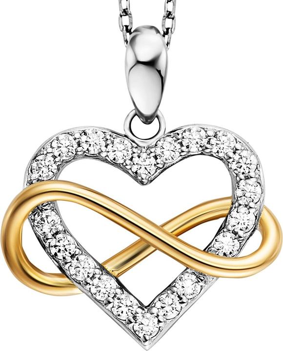 Produktbild Julie Julsen Halskette mit Anhänger Heart Infinity (Silber 925)