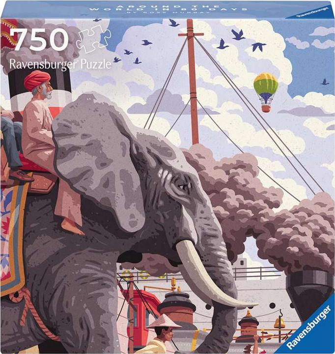 Immagine prodotto Ravensburger Puzzle 12001201 - Il giro del mondo in 80 giorni - Art&soul- puzzle da 750 pezzi per (750 pezzi)