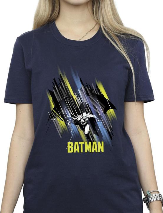 Immagine prodotto Maglietta Boyfriend in cotone da donna/ragazzo Batman Flying Batman (5XL)
