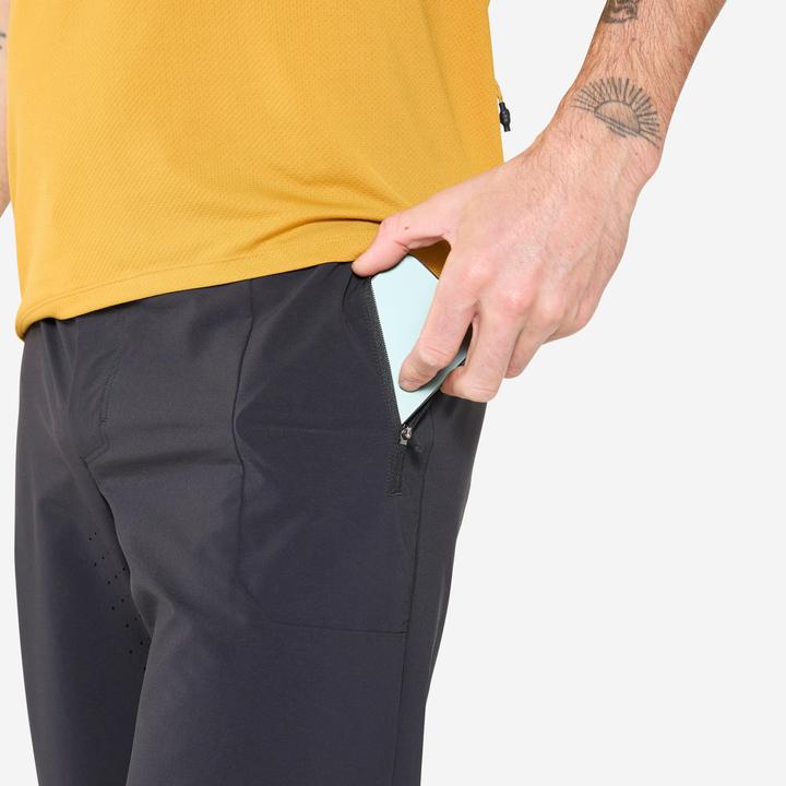 Image du produit Rockrider Velohose kurz atmungsaktiv Unisex schwarz (3XL)
