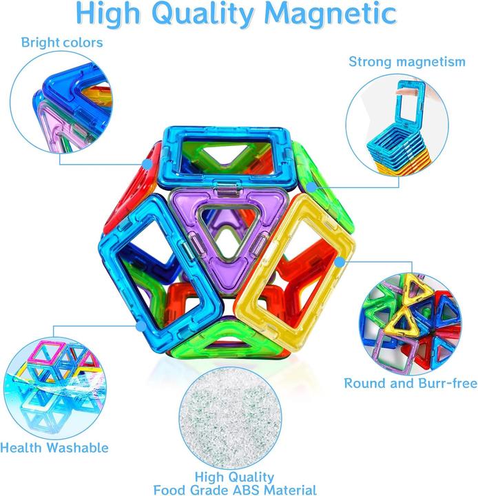 Image du produit Aouvt Jeu de cubes magnétiques