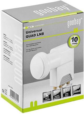 Immagine prodotto Goobay Quadro universale (Quad LNB, 40mm)