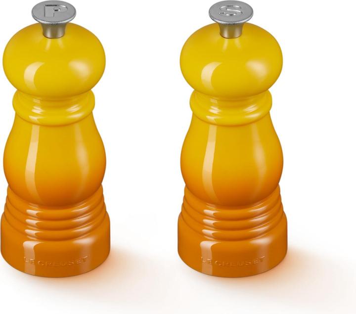 Actual product image Le Creuset Mini Salt and Pepper Mills Set dark yellow (Salt, Pepper)