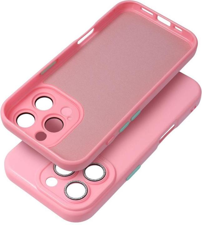 Actual product image OEM Back panel cover Case PASTEL SHINE for IPHONE 15 Pro pink (Cover, iPhone 15 Pro)