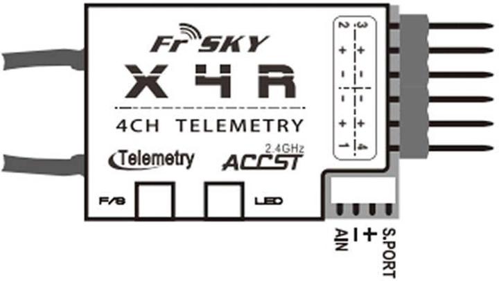 Produktbild FrSky Empfänger X4R CPPM/LBT/Uni Software