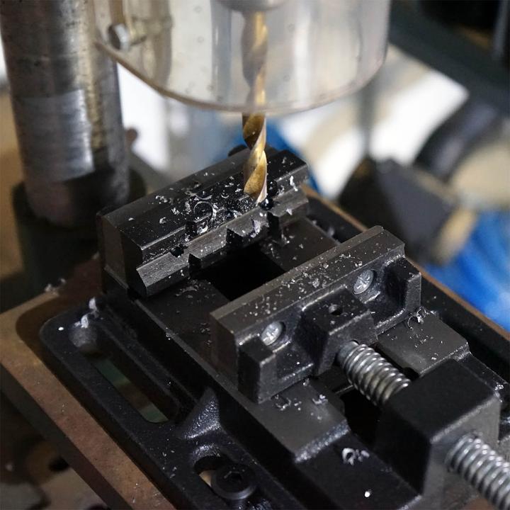 Image du produit Wiltec Étau de machine Mâchoire 75mm Atelier Perceuse Machine de forage Établi Meulage Outil professionnel (75 mm)