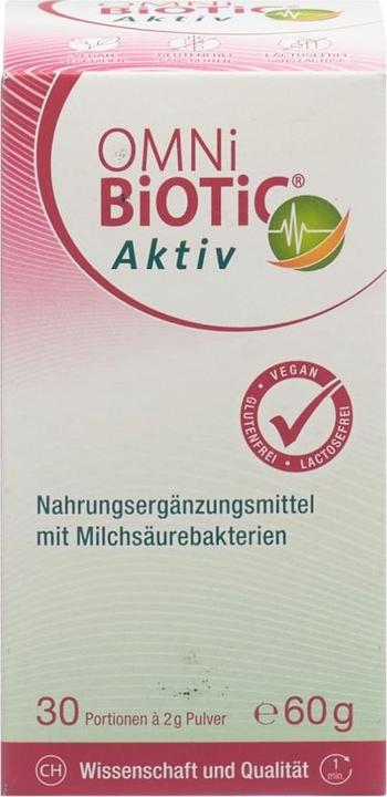 Actual product image Omni Biotic Active powder 60 g (1 Piece, Powder, 60 g)