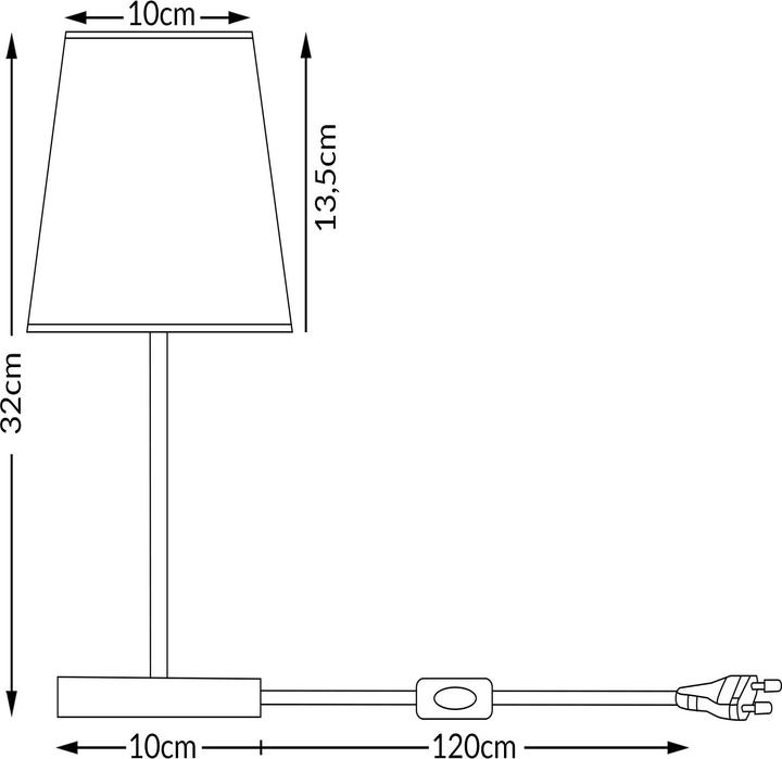 Image du produit Monzana Beside lamp (E14)