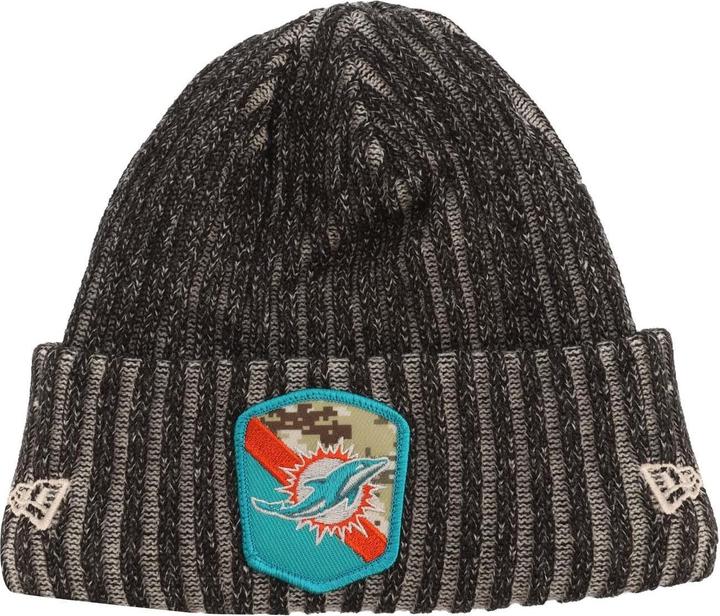 Actual product image New Era Mens NFL Miami Dolphins Knitted Beanie