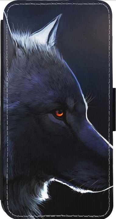 Actual product image PhoneLook Cover Wallet black Wolf Shape (Apple iPhone 13 Pro Max)