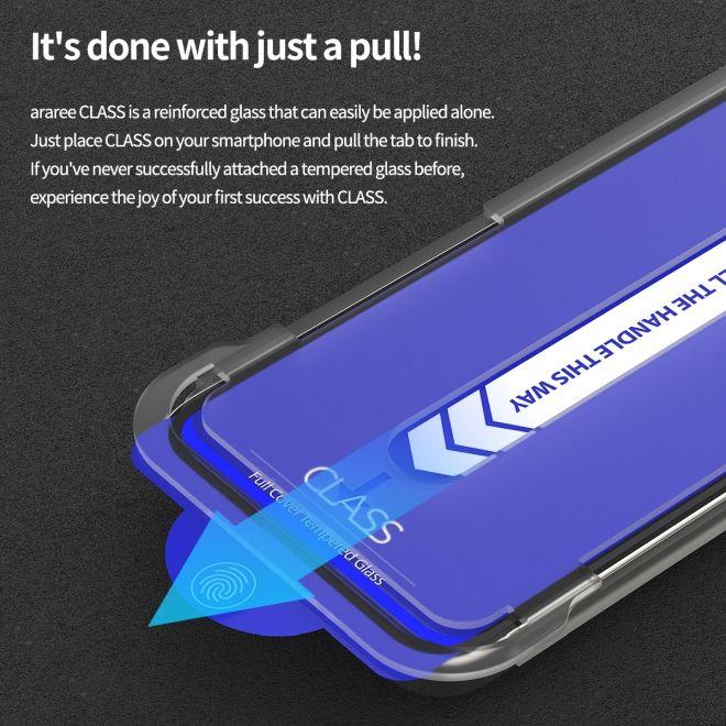 Produktbild Araree CLASS Panzer Glas Displayschutz Easy Install Kit (1 Stück, Apple iPhone 16 Pro)