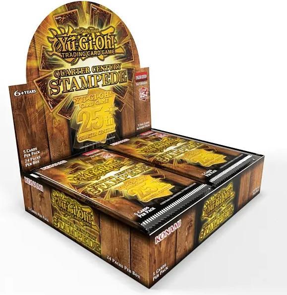 Immagine prodotto Yu-Gi-Oh Scatola di richiamo Quarter Century Stampede IT (Inglese, Display del booster)