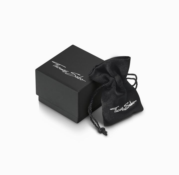 Immagine prodotto Thomas Sabo Bracciale tennis cuore con pietre bianche argento (19 cm, Argento 925 riciclato)