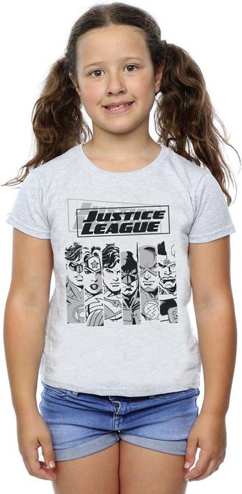 Produktbild Justice League Stripes TShirt Mädchen (140, 146)