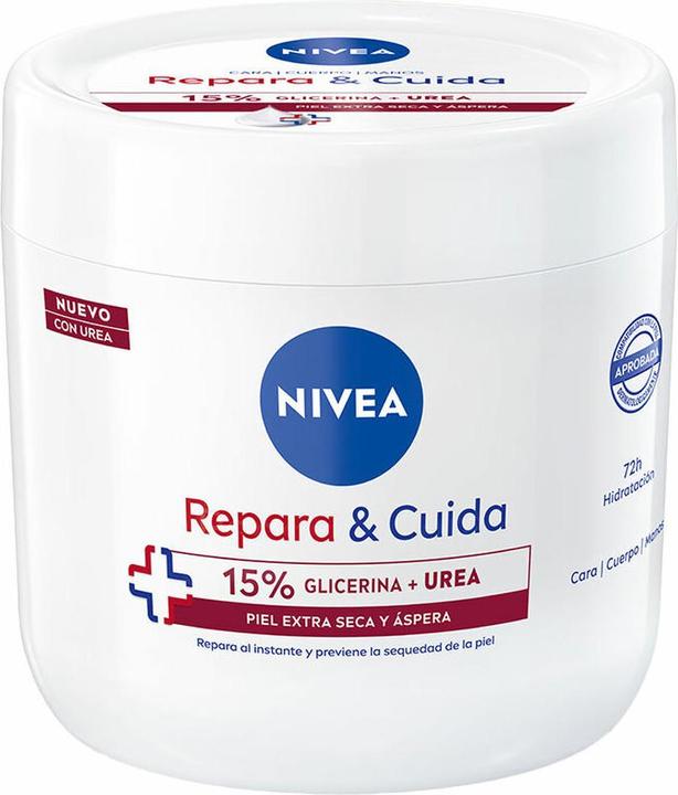 Actual product image NIVEA Body Cream Repair Care 72 Hours 400ml (Suntan cream, 400 ml)