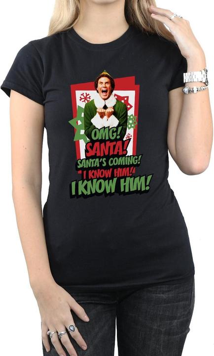 Image du produit Elf - T-shirt OMG SANTA - Femme (M)