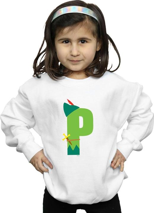 Produktbild Disney Alphabet P Is For Peter Pan Sweatshirt Mädchen (116)