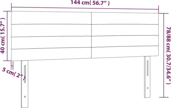 Immagine prodotto VidaXL Daria (144 x 5 x 88 cm)