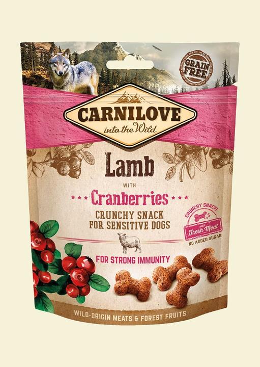 Produktbild Carnilove Dog Crunchy Lamm & Cranberries (Senior, Adult, Junior, 1 Stk., 200 g)