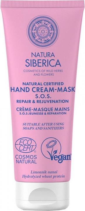 Natura Siberica S.O.S. Repair & Rejuvenation Hand Cream Mask Pink (75 ml)