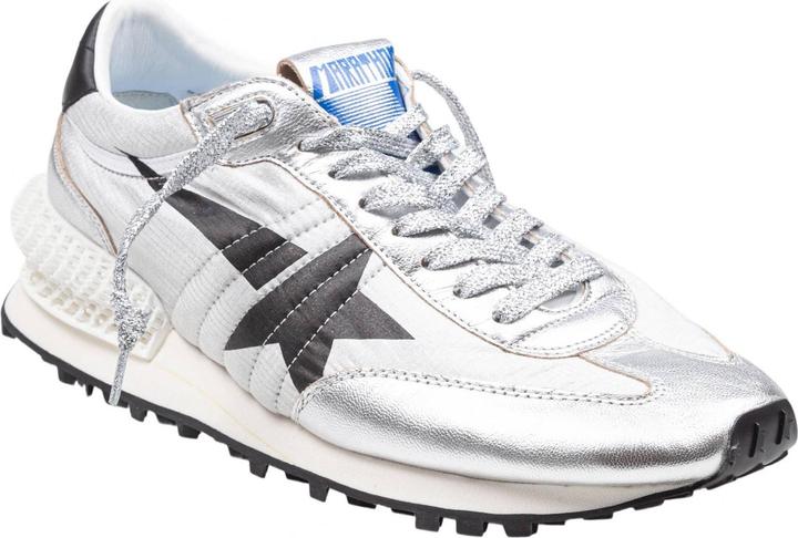 Image du produit Golden Goose running sneakers in leather and nylon color silver/black (40)