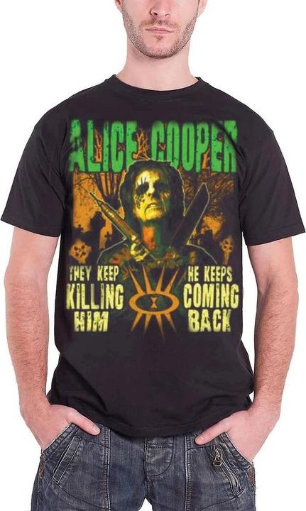 Immagine prodotto Alice Cooper Graveyard Maglietta Adulto Unisex (L)