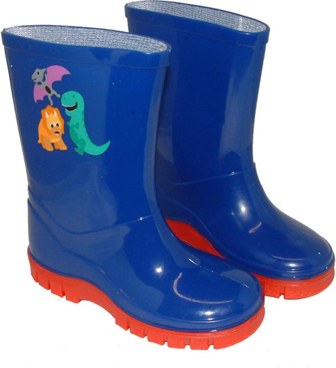 Actual product image Storm Wells Boys Rubber Boots Dinosaur (19)