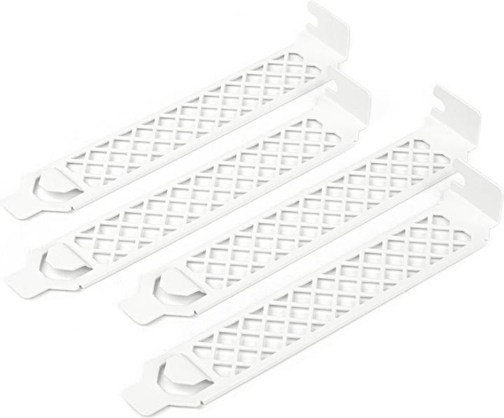 Productafbeelding Silverstone SST-Aeroslots2W - PCI slot covers, 4 stuks - wit