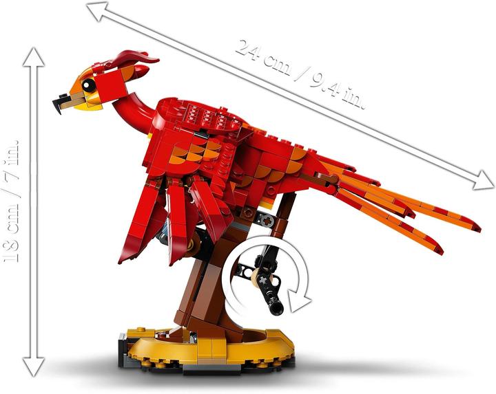 Actual product image LEGO Fawkes, Dumbledore's Phoenix (76394, LEGO Harry Potter, LEGO Rare Sets)