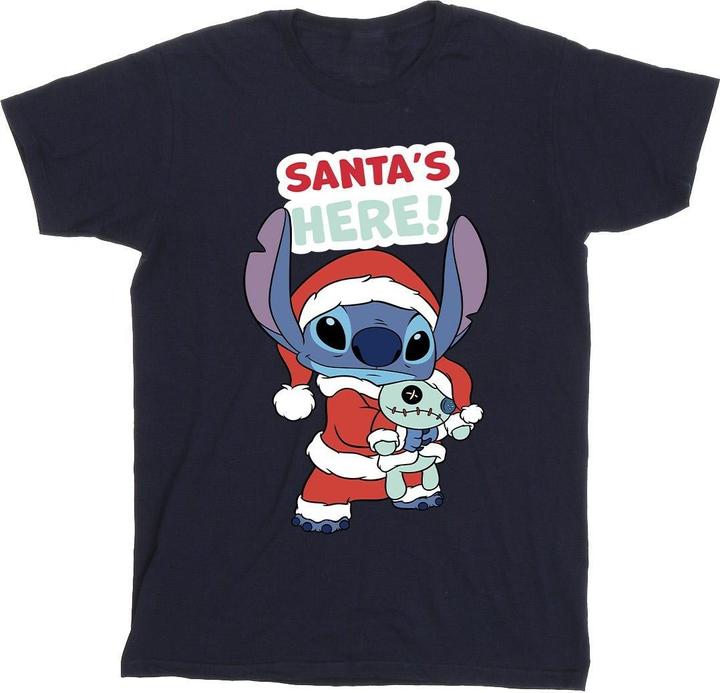 Produktbild Disney Lilo & Stitch Santa's Here TShirt (S)