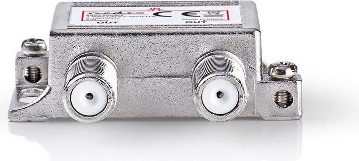 Immagine prodotto Nedis Sdoppiatore CATV | 5 - 1000 MHz | Perdita di inserzione: 4,2 dB | Numero di uscite: 2 | 75 Ohm | (CAT5)