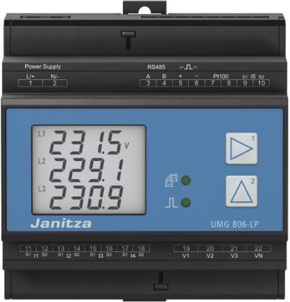 Produktbild Janitza UMG 806-LP (UL) Energieanalysator