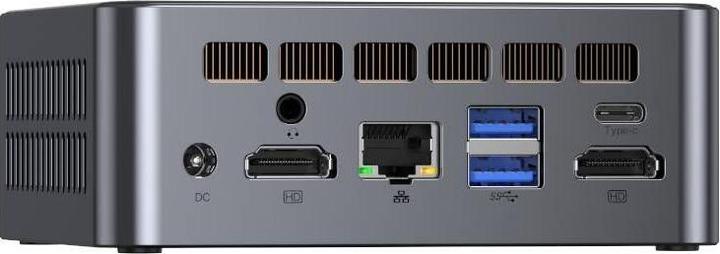 Actual product image GMKtec MINI PC M3 Intel i5-12450H RAM + Black (Intel Core i5-12450H, 32 GB, 1000 GB)