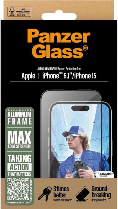 Produktbild PanzerGlass Ultra-Wide Fit (1 Stück, Apple iPhone 15, Apple iPhone 16)