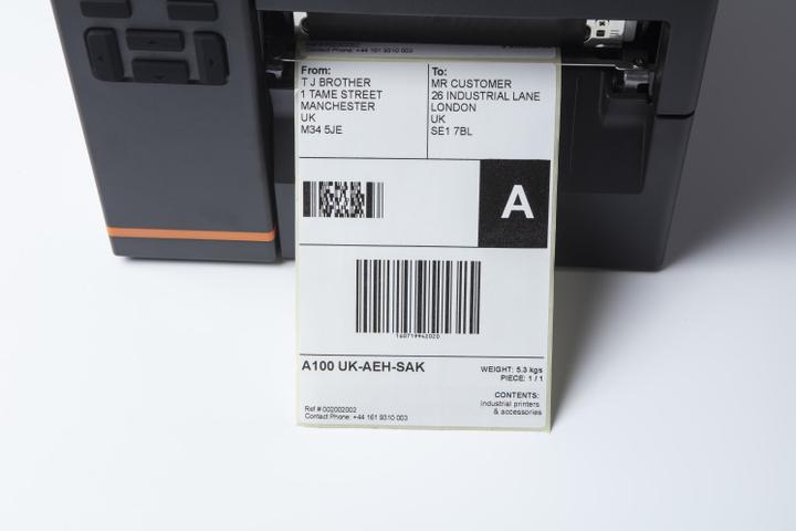 Actual product image Brother TJ4121TN NETWORK PRINTER (300 dpi)
